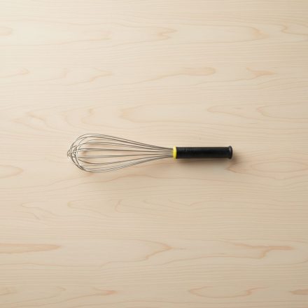 Habverő, prémium, 8 szálas, 30 cm, fekete műanyag fogóval