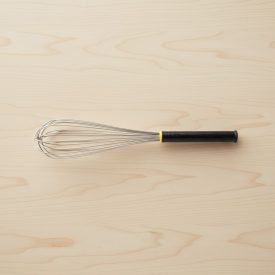   Habverő, prémium, 8 szálas, 40 cm, fekete műanyag fogóval