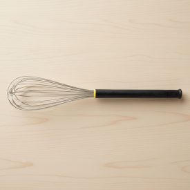   Habverő, prémium, 8 szálas, 50 cm, fekete műanyag fogóval