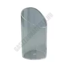 Pohárkrém-desszert tégely, Tube, átlátszó, 80 ml, 100 db