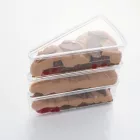 Pohárkrém-desszert tégely, Tortaszelet, 160 ml, 100 db