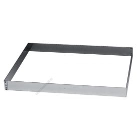 Sütőkeret, téglalap, 380×580×40 mm, rozsdamentes