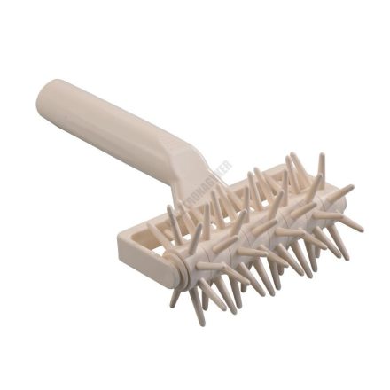 Tésztalyukasztó, tüskés, 12 cm, műanyag