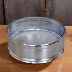 Lisztszita, átmérő: 19 cm, hálószem: 0,5 mm, rozsdamentes