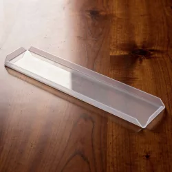 Süteményes tálca, szögletes, 10×50×2 cm, plexi