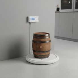 Digitális hordómérleg, 200 kg méréshatár, porszórt