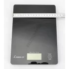 Digitális konyhamérleg, 5 kg méréshatár, üveglapos fekete