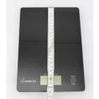 Digitális konyhamérleg, 5 kg méréshatár, üveglapos fekete