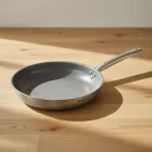 Rozsdamentes serpenyő, 24 cm, kerámia tapadásmentes bevonat, indukciós, Pensofal