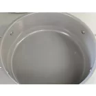 Alacsony lábas üvegfedővel, 3,7 liter, 24×9 cm, kerámia tapadásmentes bevonat, indukciós, Pensofal