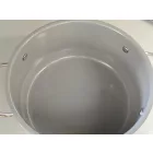 Alacsony lábas üvegfedővel, 2,9 literes, 20×10 cm, kerámia tapadásmentes, indukciós, Pensofal