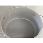 Alacsony lábas üvegfedővel, 5,1 literes, 24×12 cm, kerámia tapadásmentes, indukciós, Pensofal
