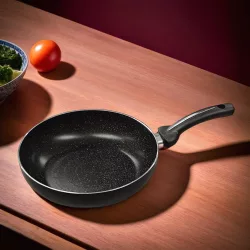 Bio Stone Jumbo magas falú serpenyő, 28 cm, tapadásmentes