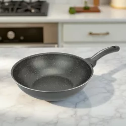 Wok, Bio Stone, 28 cm, tapadásmentes, indukciós, Pensofal