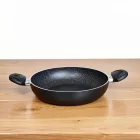 Serpenyő, Bio stone indukciós szeletsütő, 28 cm, tapadásmentes bevonattal