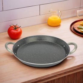   Serpenyő, Bio Stone paella indukciós serpenyő, 34 cm, tapadásmentes bevonattal