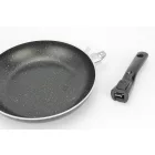 Bio Stone magas falú serpenyő, levehető nyelű, 24 cm, tapadásmentes