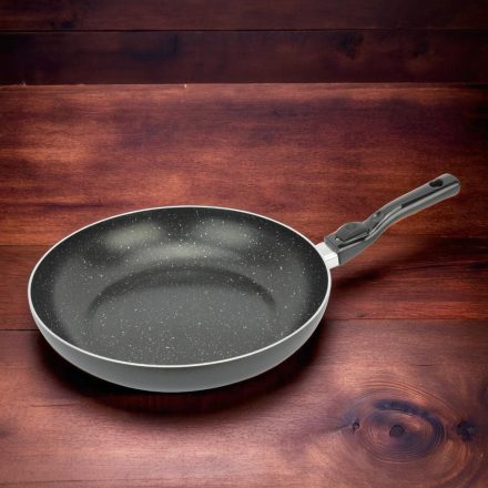 Bio Stone magas falú serpenyő, levehető nyelű, 32 cm, tapadásmentes