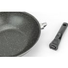 Wok levehető nyelű, 28 cm, Bio Stone 