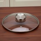 Fedő 28 cm, üveg, Bio Stone