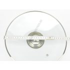 Fedő 28 cm, üveg, Bio Stone