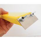 Hústőke kaparó műanyag nyél acél penge