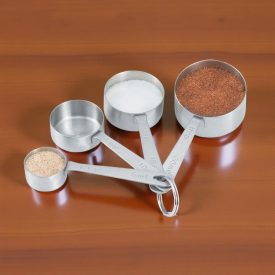   Mérőkanál-készlet, 4 részes, 5,10,15,30 ml, rozsdamentes, Pujadas