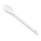Főzőkanál, hőálló műanyag, 30,5 cm, fehér
