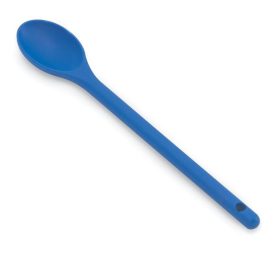 Főzőkanál, hőálló műanyag, 30,5 cm, kék