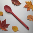 Főzőkanál, hőálló műanyag, 30,5 cm, piros
