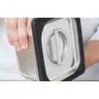 Fedőzáró szilikon szalag, GN 1/6 edényhez, Pujadas