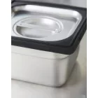 Fedőzáró szilikon szalag, GN 1/6 edényhez, Pujadas