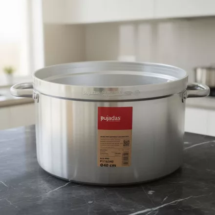 Magas lábas, 31 liter, 40 cm átm., prémium alumínium, Pujadas