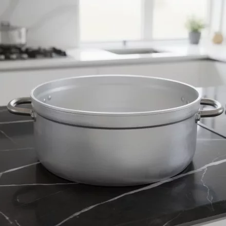 Alacsony lábas, 41 liter, 50 cm átm., prémium alumínium, Pujadas