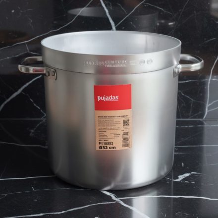 Fazék 25 liter, 32 cm átm., prémium alumínium, Pujadas