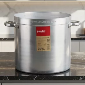 Fazék 33 liter, 35 cm átm., prémium alumínium, Pujadas