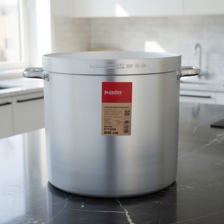 Fazék 50 liter, 40 cm átm., prémium alumínium, Pujadas