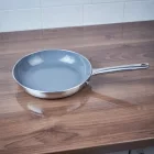 Alumíniumserpenyő, 24 cm, kerámia tapadásmentes bevonat, indukciós, Pujadas