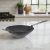 Wok, 30 cm, kékacél, Pujadas
