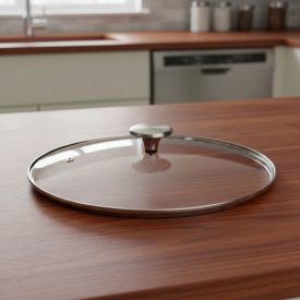 Fedő 24 cm, üveg, Pujadas