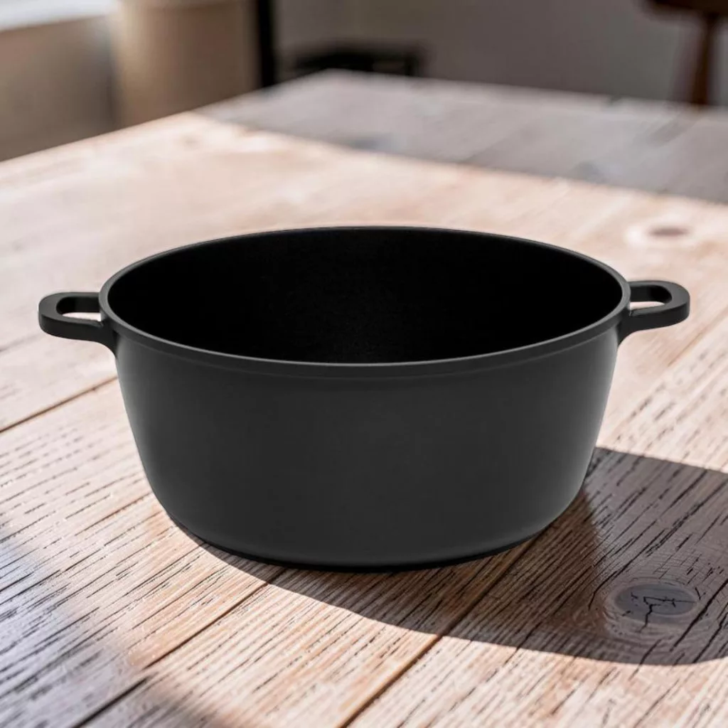 Öntött alumínium lábas, 24 cm, 4,3 l, tapadásmentes, Pujadas