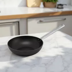 Wok, 28 cm indukciós, kovácsolt alumínium, Pujadas