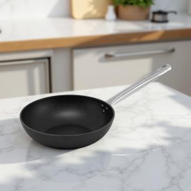 Wok, 28 cm indukciós, kovácsolt alumínium, Pujadas
