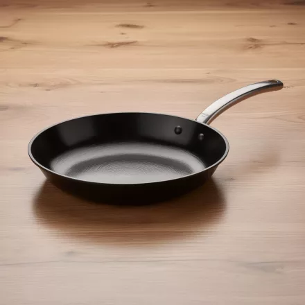 Öntöttvas serpenyő, 28 cm, tapadásmentes, indukciós, Pujadas Steel Pro 1921