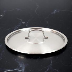 Fedő 30 cm, rozsdamentes, Pujadas