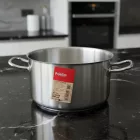 Magas lábas, 12,7 l, 30 cm átm., 18/10 rozsdamentes, Pujadas