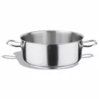 Alacsony lábas, 27 l, 45 cm átm., 18/10 rozsdamentes, Pujadas
