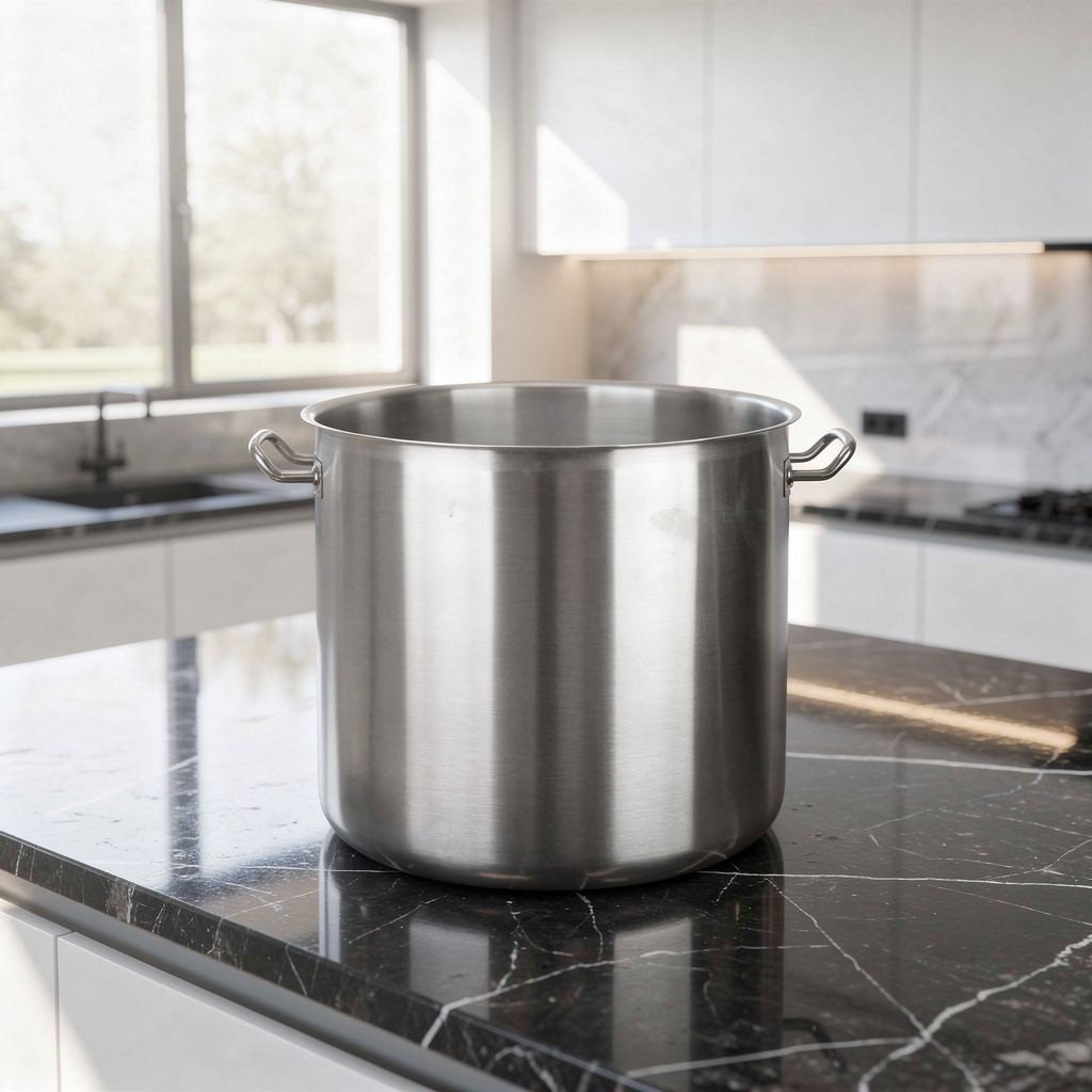 Fazék 98 l, 50 cm átm., rozsdamentes, Pujadas