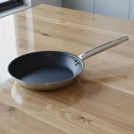   Rozsdamentes serpenyő, 24 cm, Excalibur extra kemény tapadásmentes, indukciós, Pujadas Inox-Pro Ergos