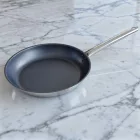 Rozsdamentes serpenyő, 32 cm, Excalibur extra kemény tapadásmentes, indukciós, Pujadas Inox-Pro Ergos